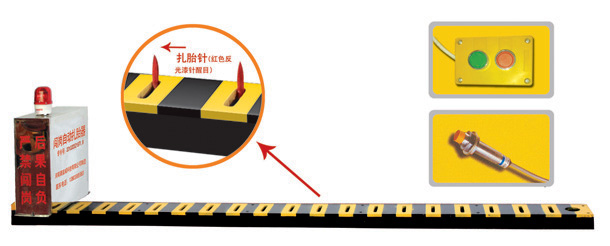 苏州吴江区V3嵌入式闯岗自动扎胎器/阻车器